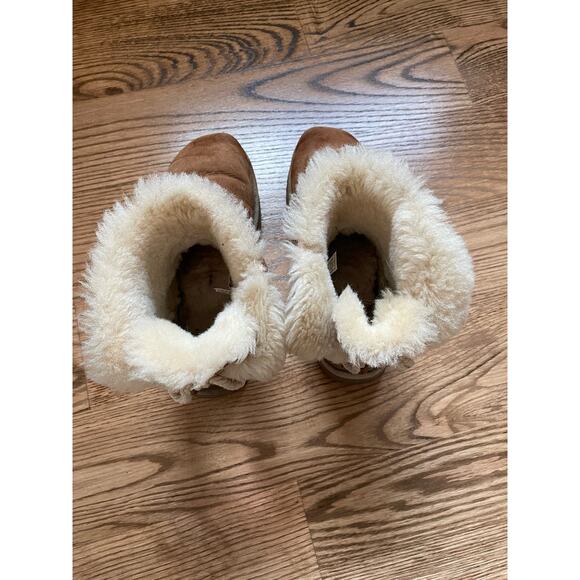 UGG Selene Rope Bailey Bow Boots Size 10 - Picture 4 of 12
